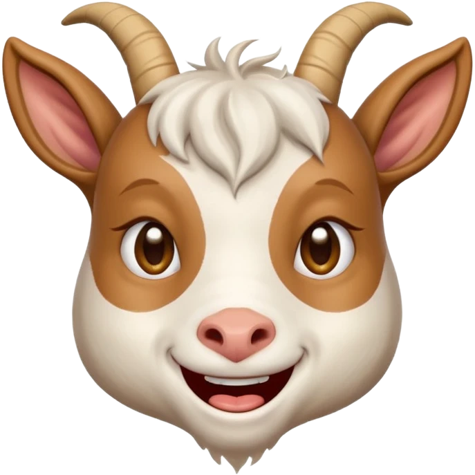 Goat Crying with laughter emoji