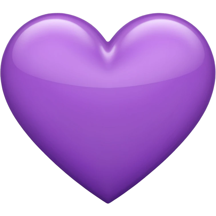 ￼ Violet heart  emoji