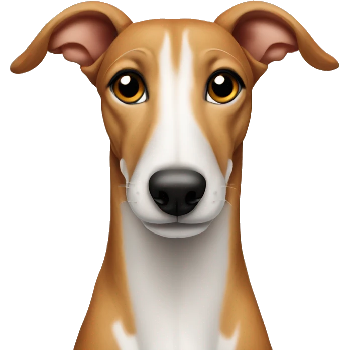 Ginger greyhound with black stripes emoji