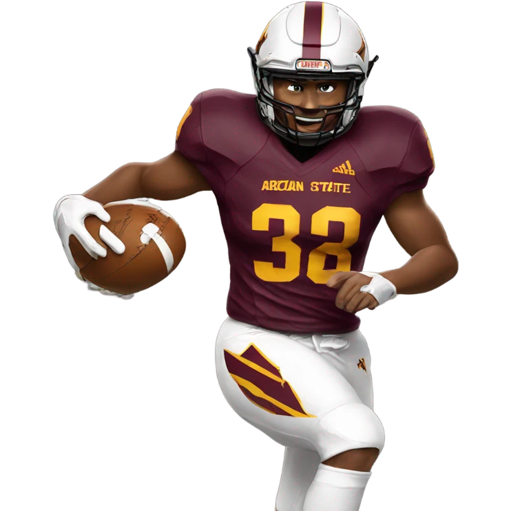 Arizona state football player  emoji