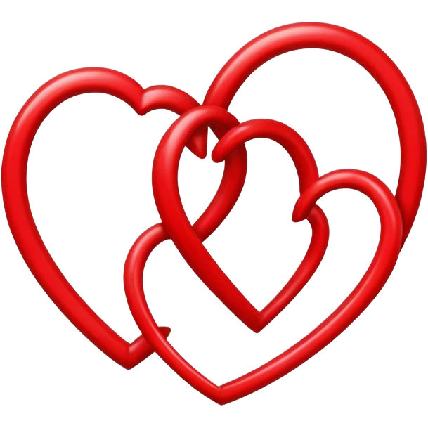 two hearts together emoji