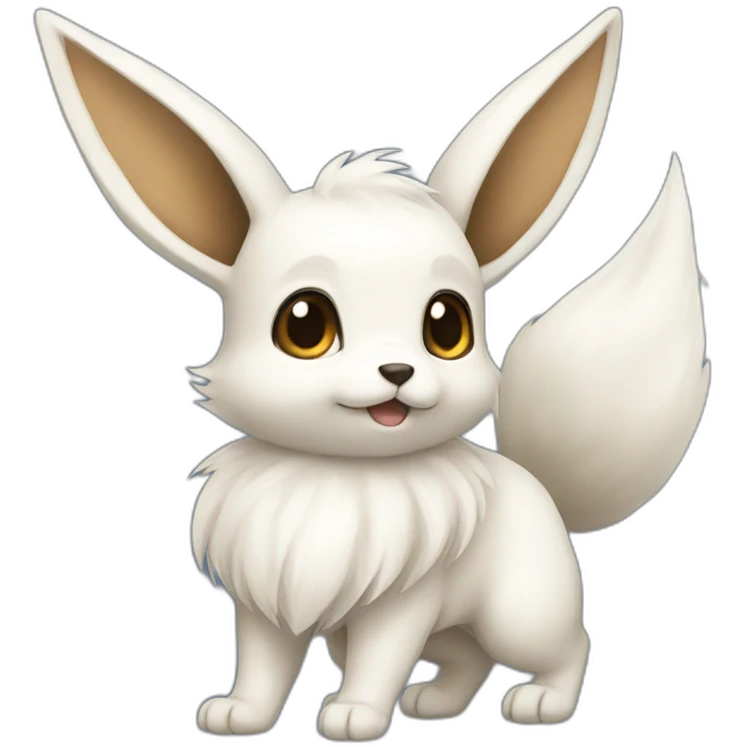 White eevee emoji