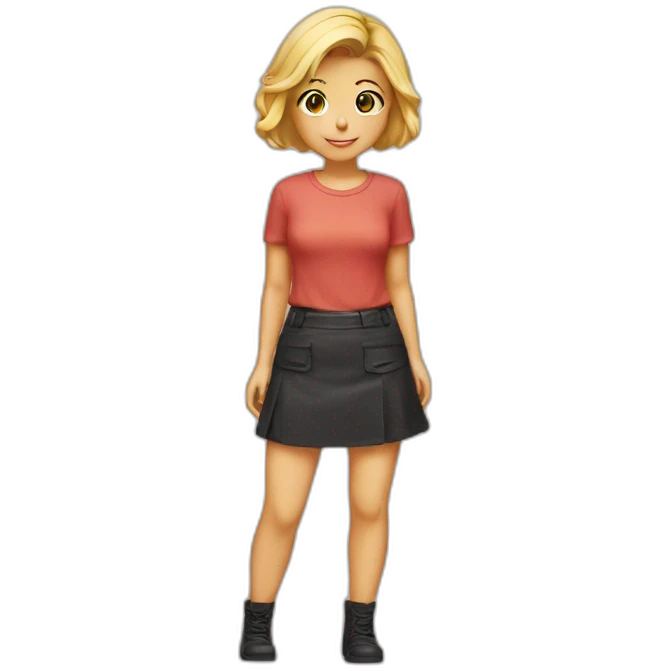 Mini skirt emoji