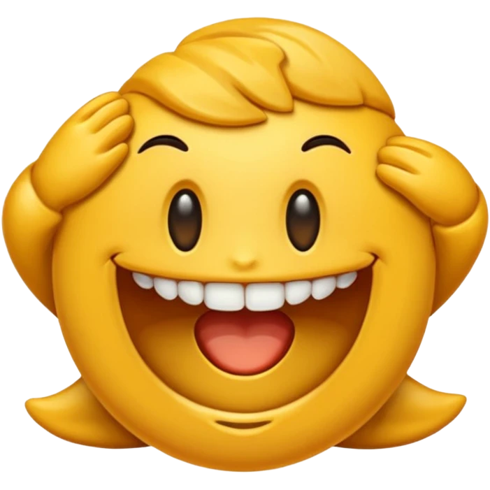 Emoji de pele preta com aparelho dentário bragets com os dentes a mostra bem amarelo emoji