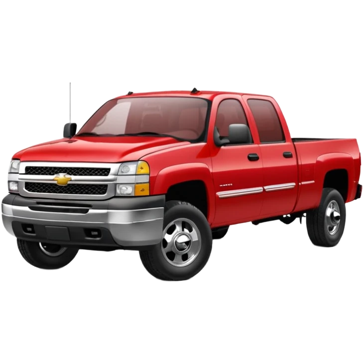 red 2005 chevy silverado 3500 crew cab emoji