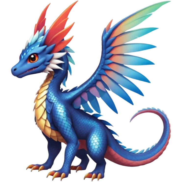  exotic Fakémon-Pokémon-Dutch-Angel-Dragon-Nargacuga-Vernid-creature emoji