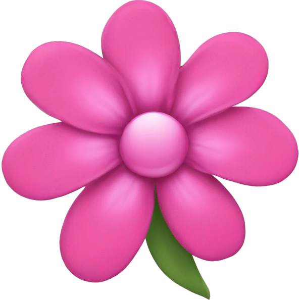 Pink flower  emoji