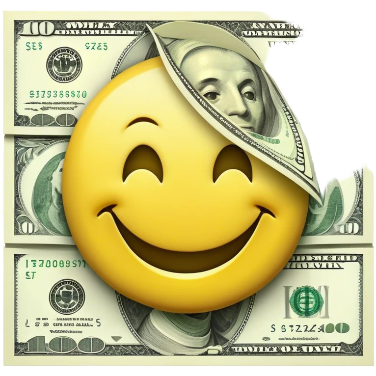 Money smiley face  emoji