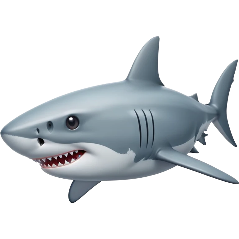 realistic shark emoji
