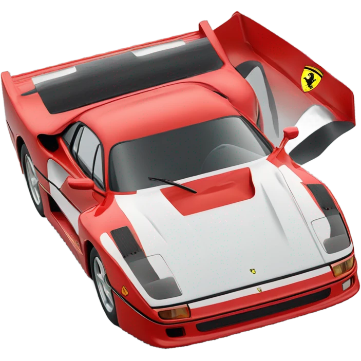 generate me a red Ferrari F40 emoji