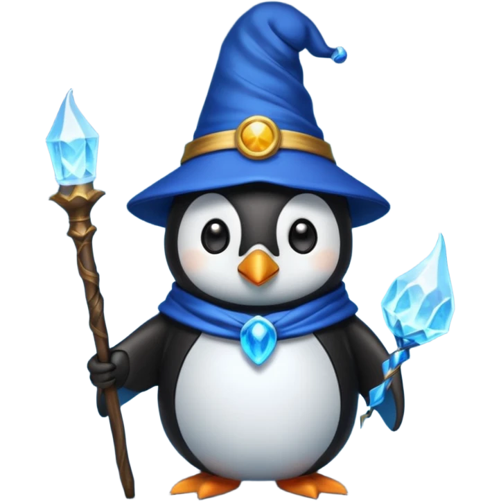 Penguin Wizard emoji