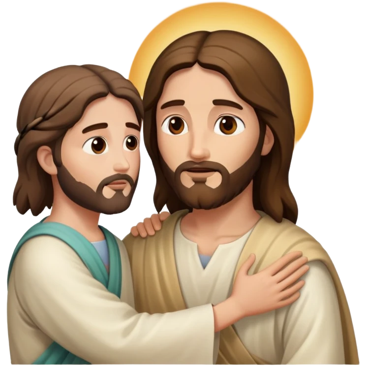 Jesus healing a person  emoji