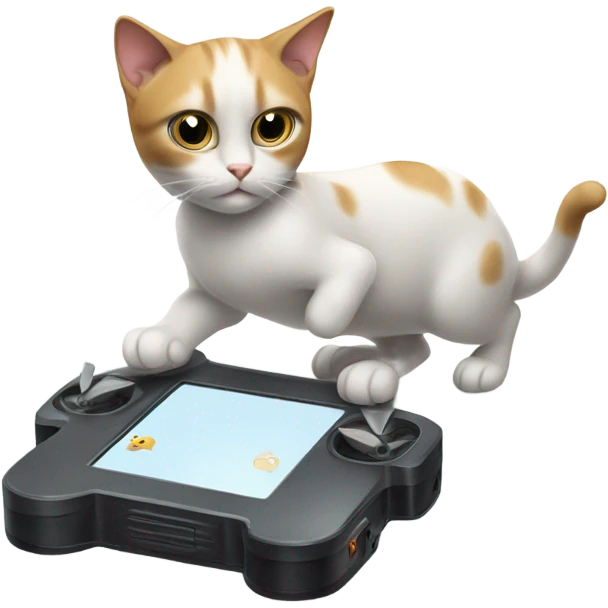 Cat with drone  emoji