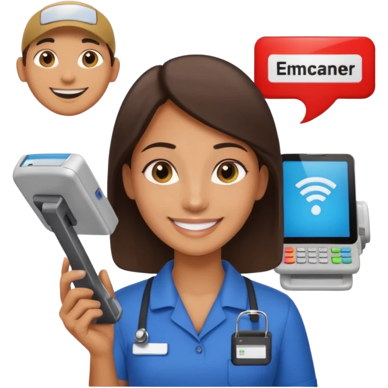 supermarket cashier emoji