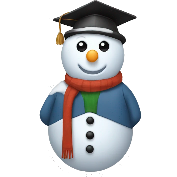 Teacher snowman emoji