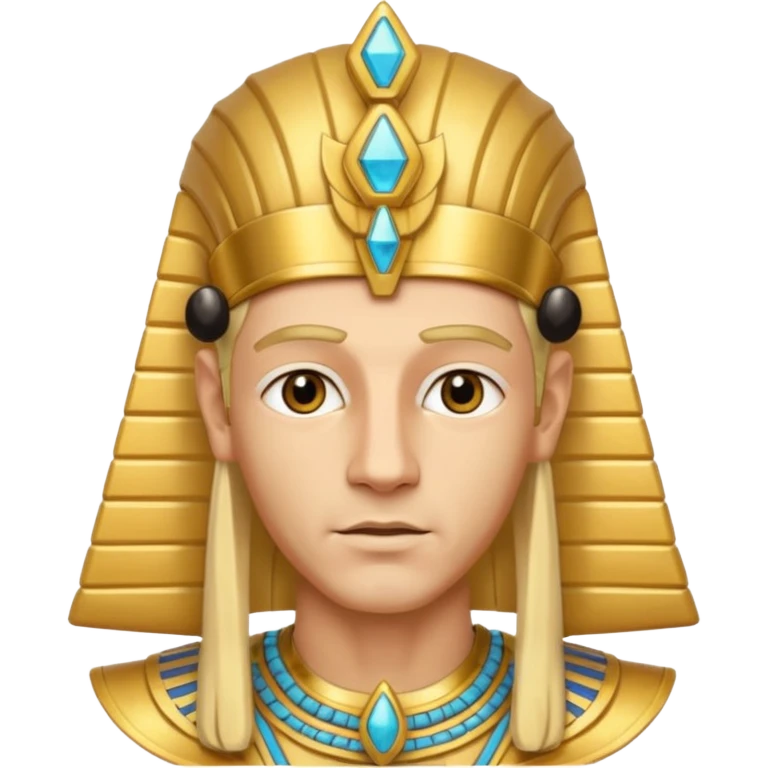 Egipto faraón hombre blanco rubio  emoji