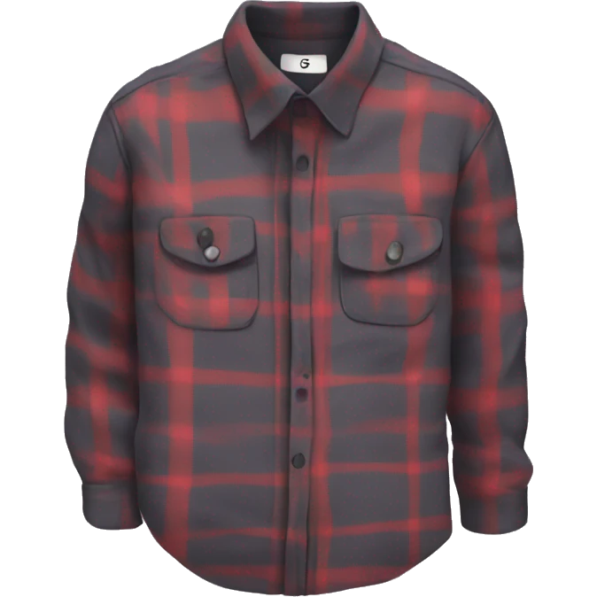 Flannel shirt emoji