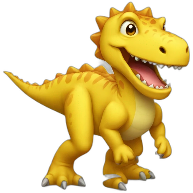 big yellow dinosaur emoji