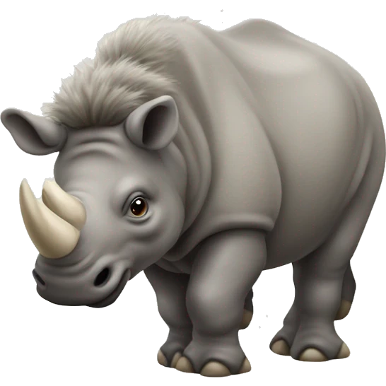 wooly rhinoceros emoji