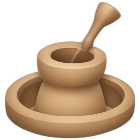 hands on pottery wheel emoji