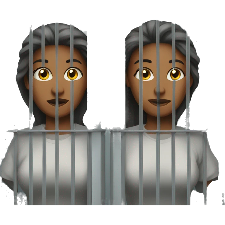 Two women in prison emoji