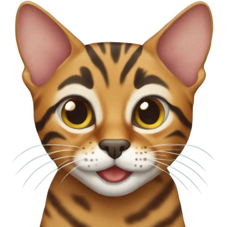 Bengal cat  emoji
