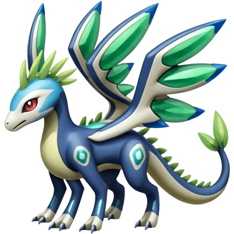Meloetta-Zygarde-Cresselia-Palkia-Dialga-Electrike-Manectric-Fakémon-fusion, full body emoji