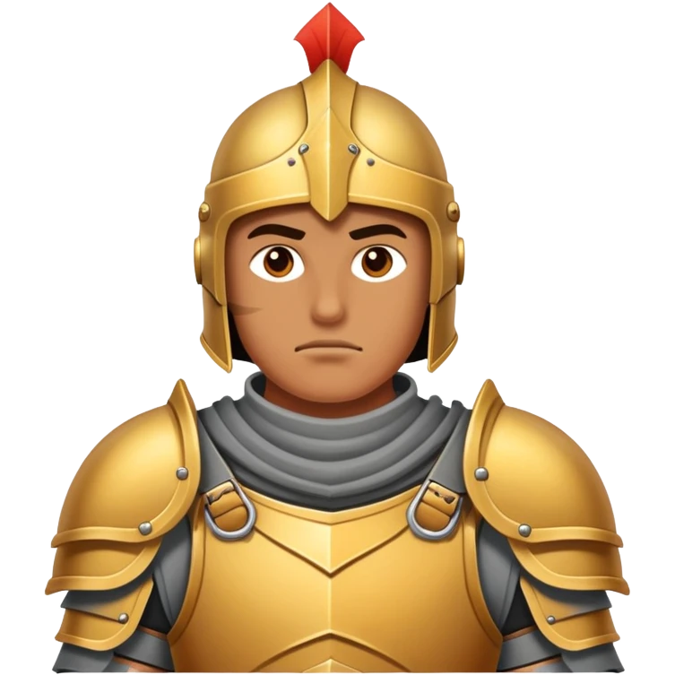 Warrior waiting for five o’clock on a Friday  emoji