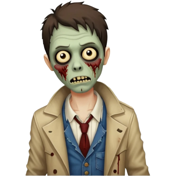 parisian zombie emoji