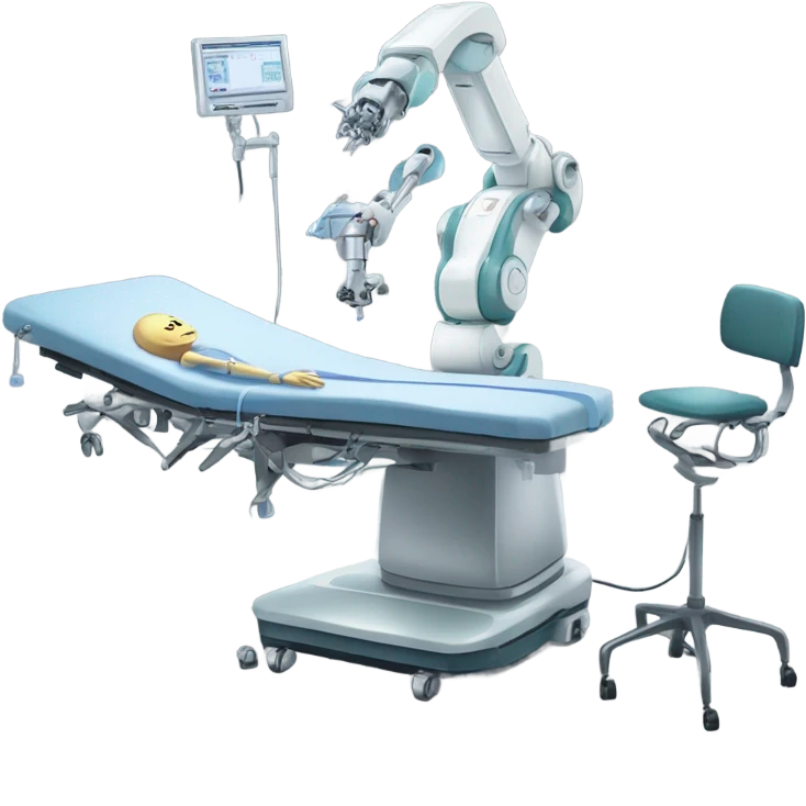 Robot doing total knee emoji