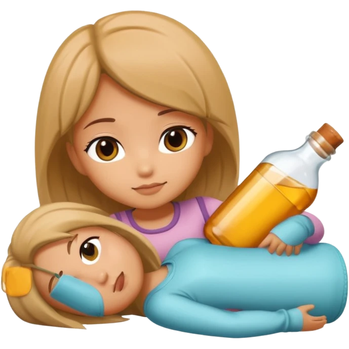 toki chibi styliaus sukurk kad guli ant buteliuko  emoji