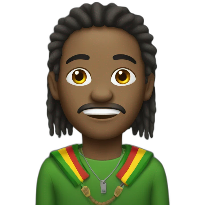 Rasta chauve emoji
