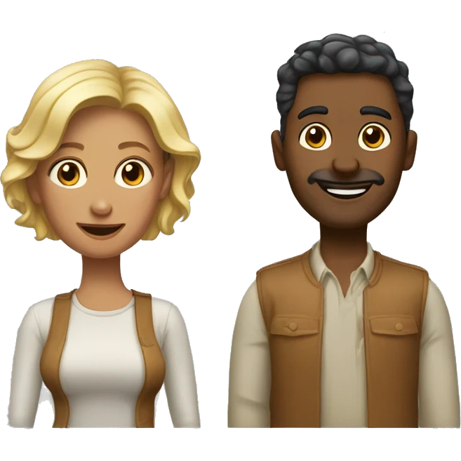 беременная женщина с мужчиной emoji