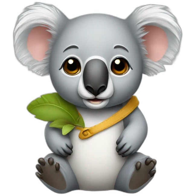 koala designer work emoji