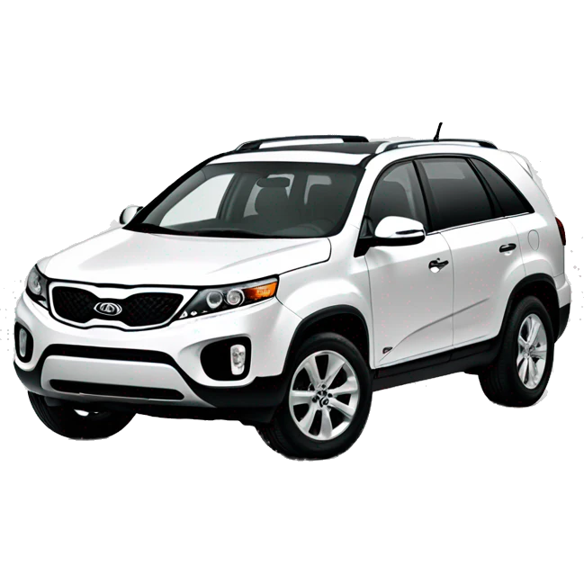 White 2012 Kia sorento emoji