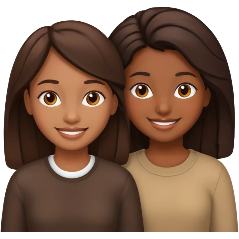 Two brown girls emoji