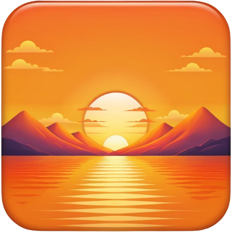 sunset emoji