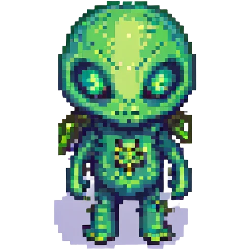 green alien emoji
