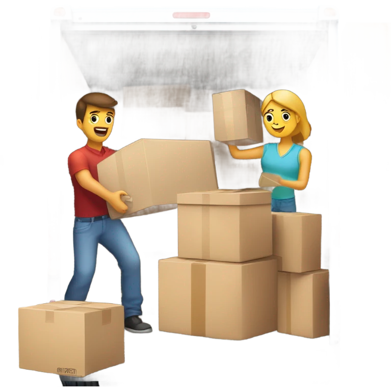  moving house emoji