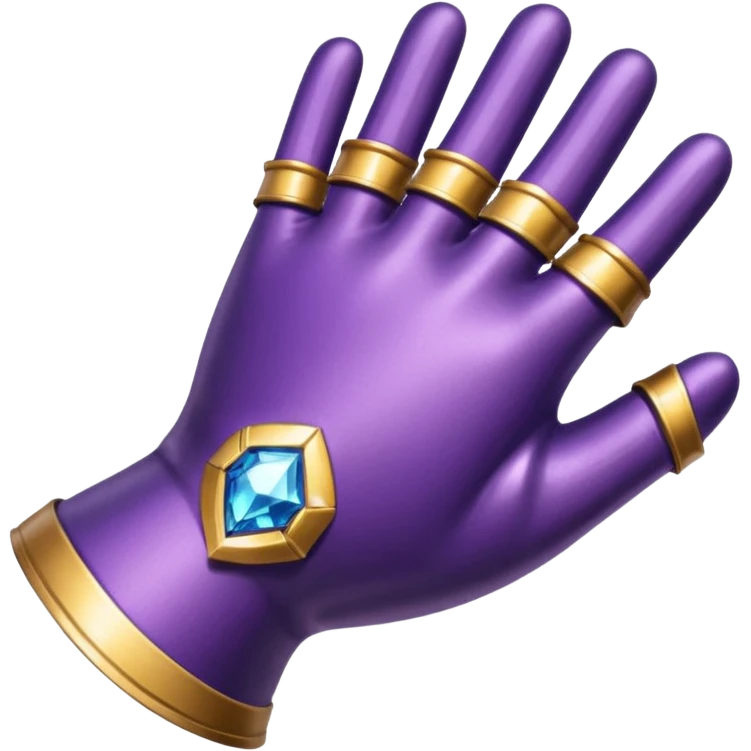 The glove of thanos emoji