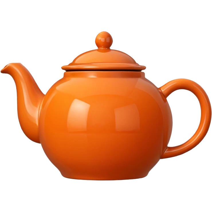 orange tea pot emoji
