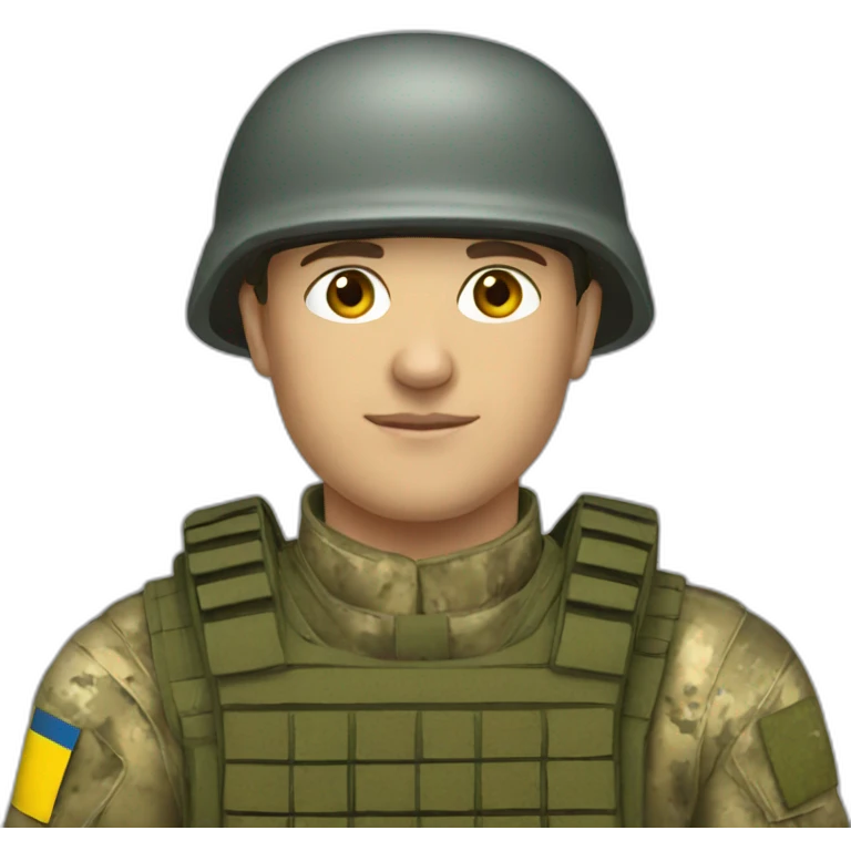 Ukrainian soldier emoji