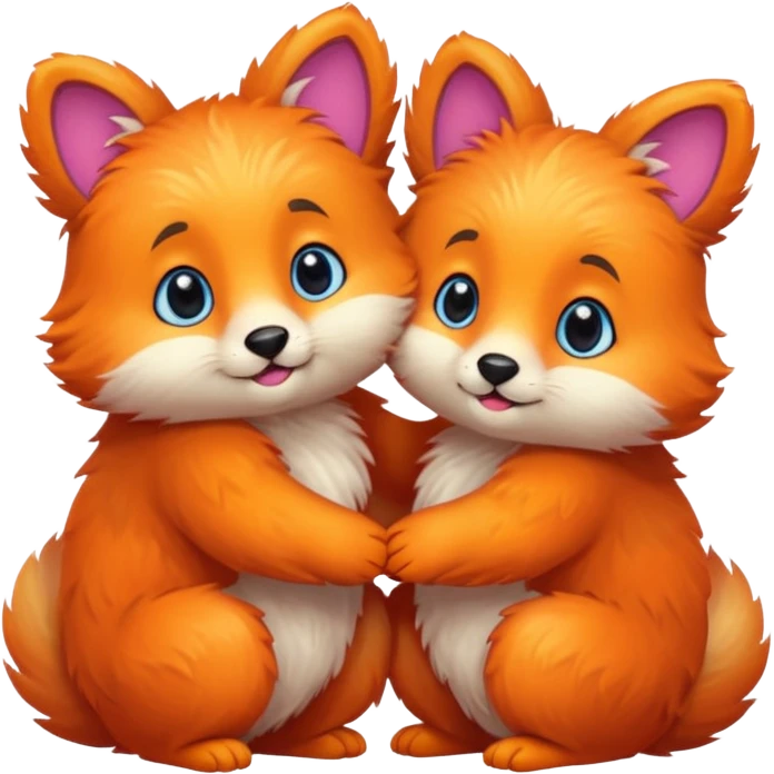 cute animals in love emoji