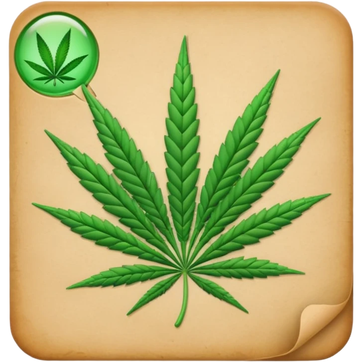 iphone emoji style joint weed emoji