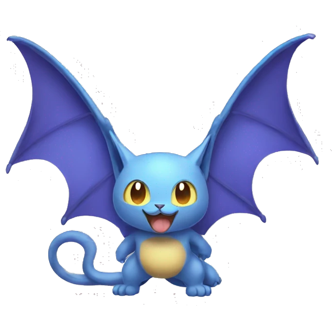 Cat-Bat-Butterfly-Pokémon-Fakémon Full Body emoji