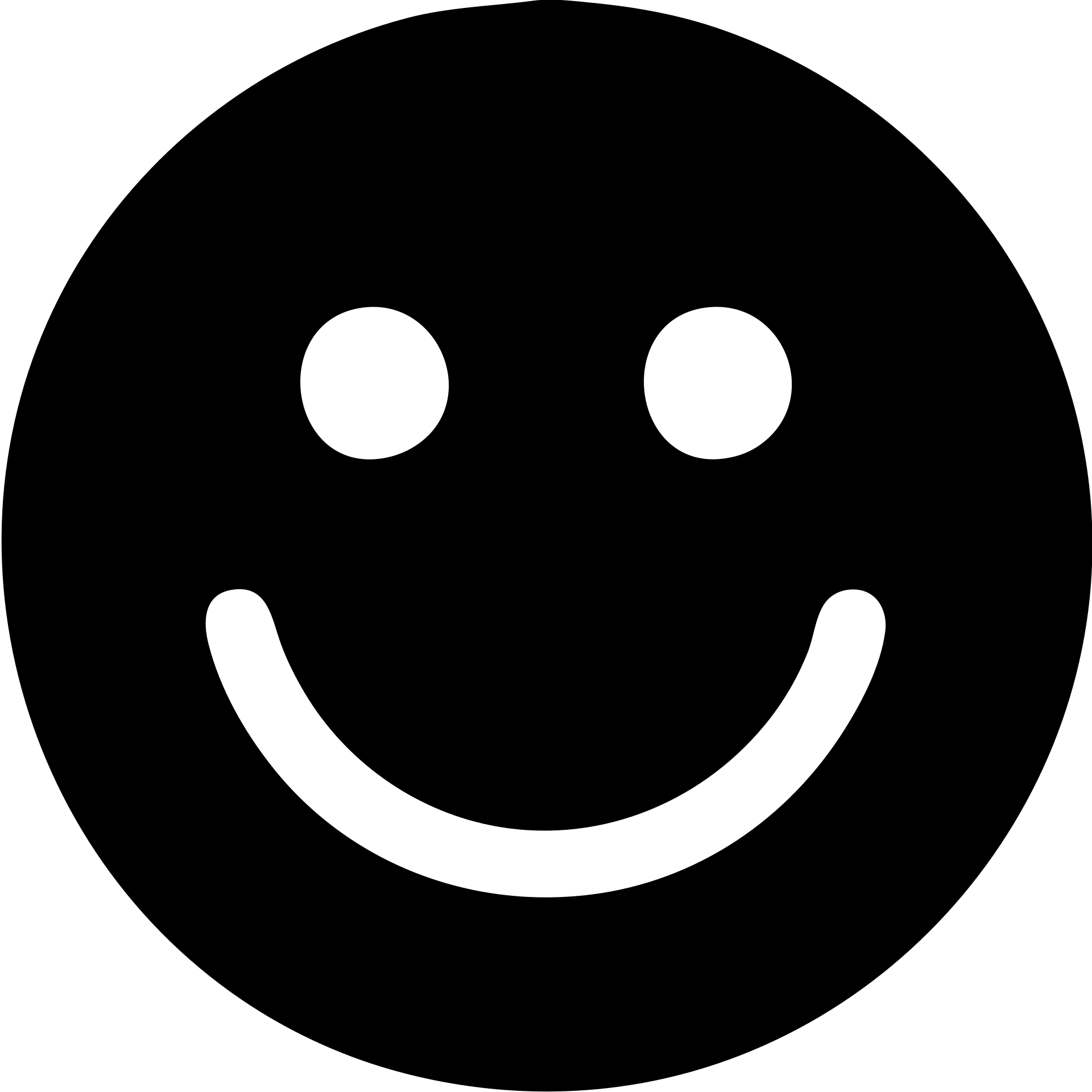 solid filled perfect smile icon emoji