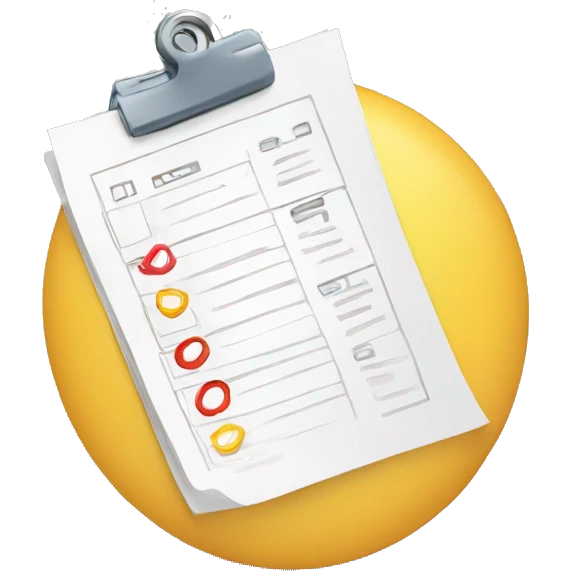 audit checklist document emoji