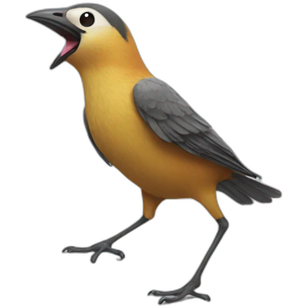 Bird dancing emoji