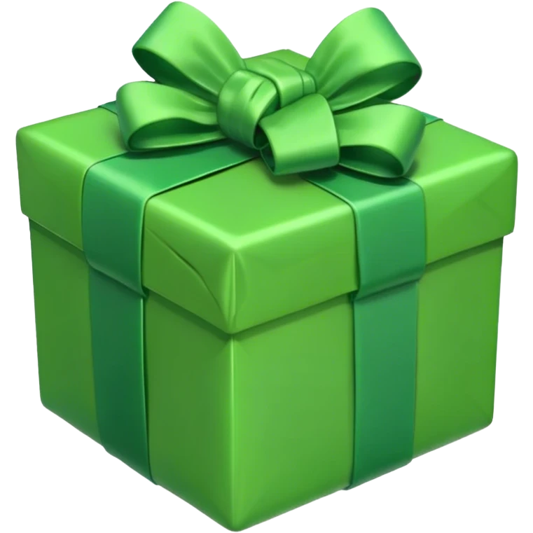 Green Present emoji
