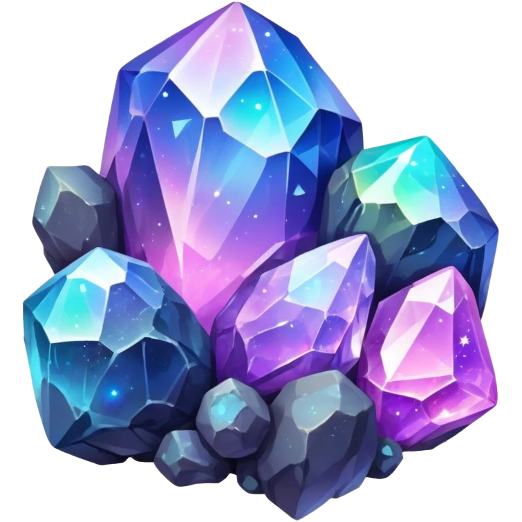  Random Nebula-Crystals Stones Minerals Clusters Stones emoji